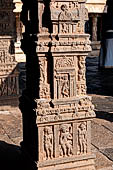 The great Chola temples of Tamil Nadu - The Airavatesvara temple of Darasuram. The porch extension of the mandapa. 